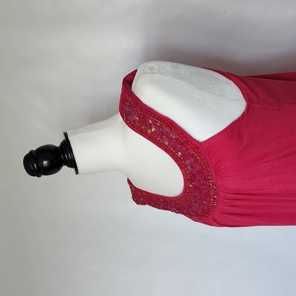 Candy Couture Sequined Sleeveless Tunic - Picture 5 of 9